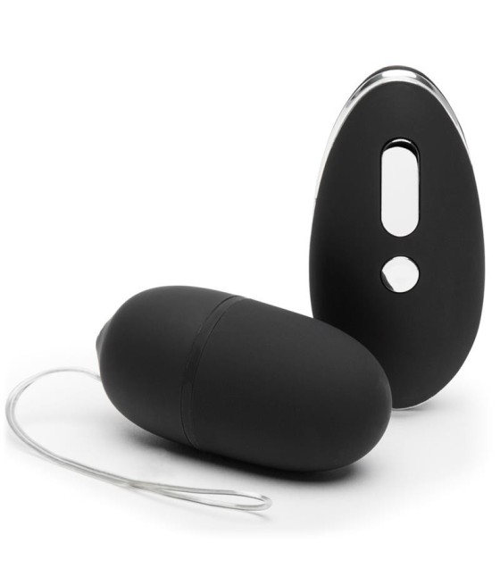 Huevo Vibrador con Control Remoto USB Negro