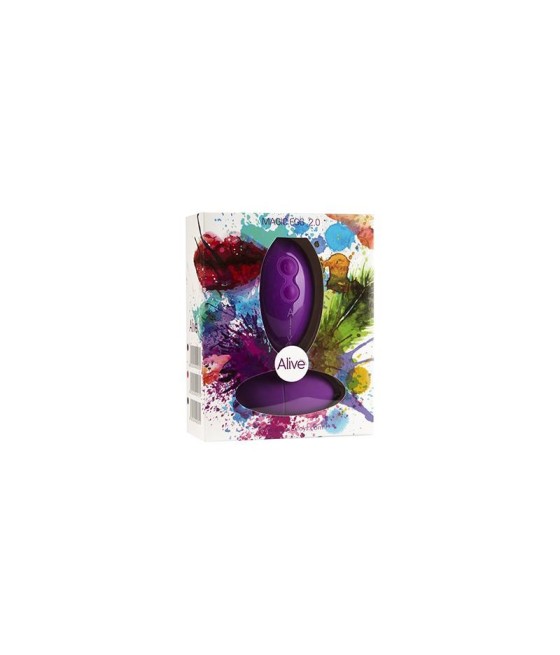 TengoQueProbarlo Huevo Vibador Magic Egg Purpura 7.5 cm ALIVE  Huevos Vibradores Control Remoto