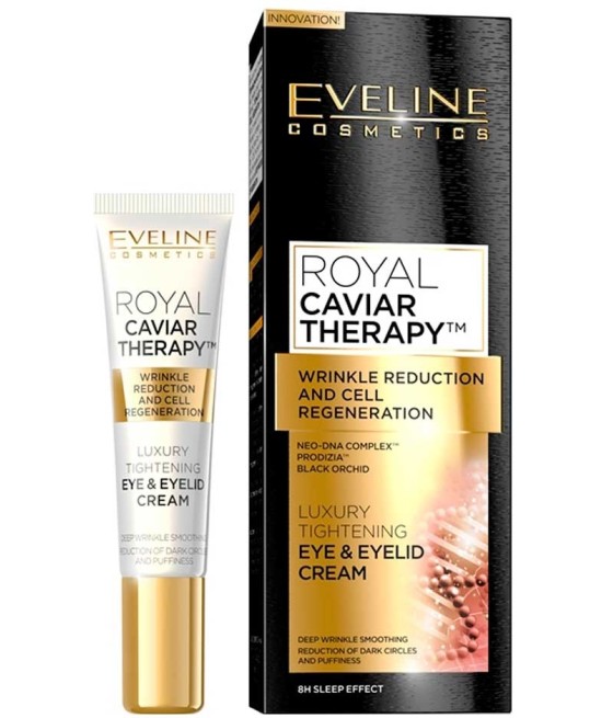 TengoQueProbarlo Eveline Royal Caviar Therapy Luxury Tightening Eye&Eyelid Cream EVELINE  Contorno de Ojos