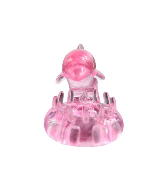 TengoQueProbarlo Anillo Vibrador Love Dolphig Ring Rosa BAILE  Outlet de Juguetes