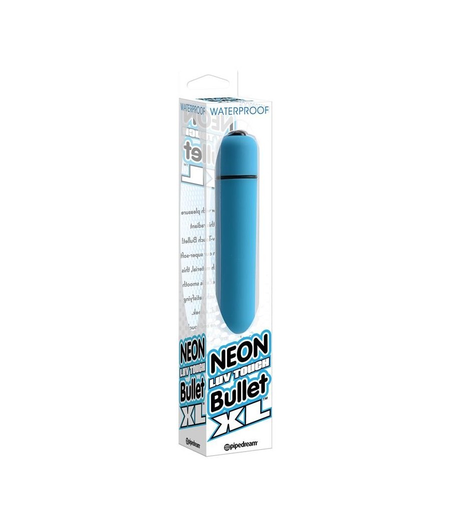TengoQueProbarlo Neon Bala Vibradora XL Luv Touch Azul NEON  Balas Vibradoras