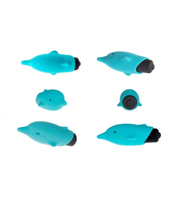 TengoQueProbarlo Bala Vibradora Dolphin Silicona 7.5 c 2.5 cm ADRIEN LASTIC  Balas Vibradoras