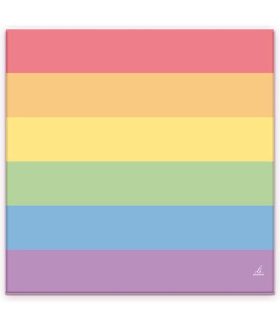 TengoQueProbarlo Set 20 Servilletas con Colores Bandera LGBT+ DIVERTY SEX  LGBT