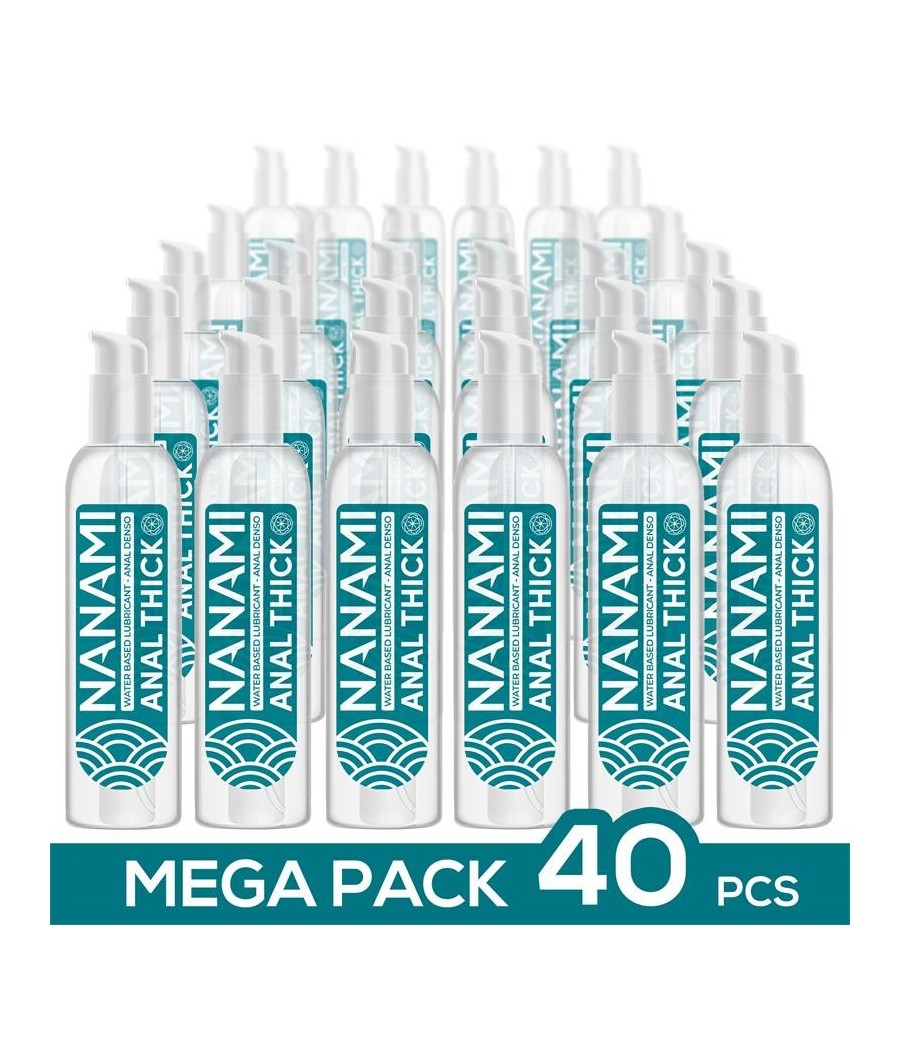 TengoQueProbarlo Pack de 40 Lubricante Anal Base Agua Alta Densidad 150 ml NANAMI  Relajantes Anales