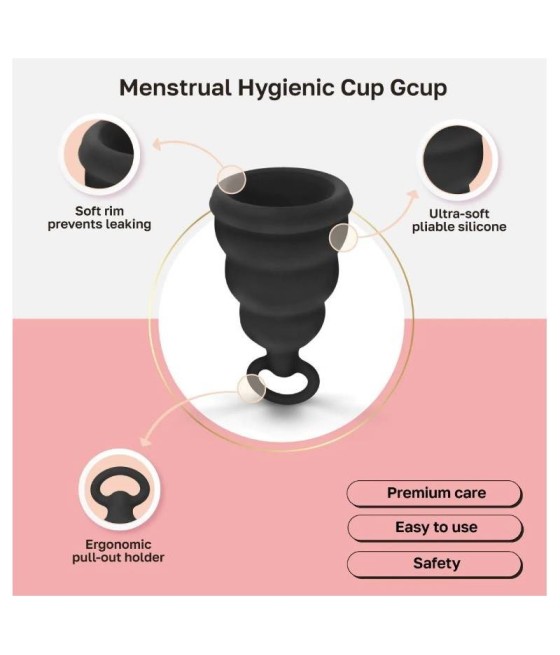 TengoQueProbarlo Copa Menstrual Gcup Mystic Noir Talla S GVIBE  Copas Menstruales
