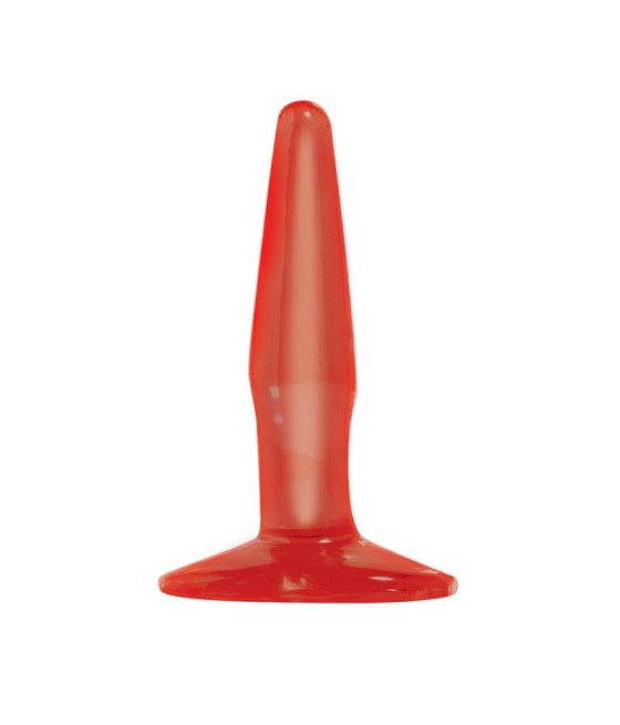 Basix Rubber Works  Mini Butt Plug - Color Rojo