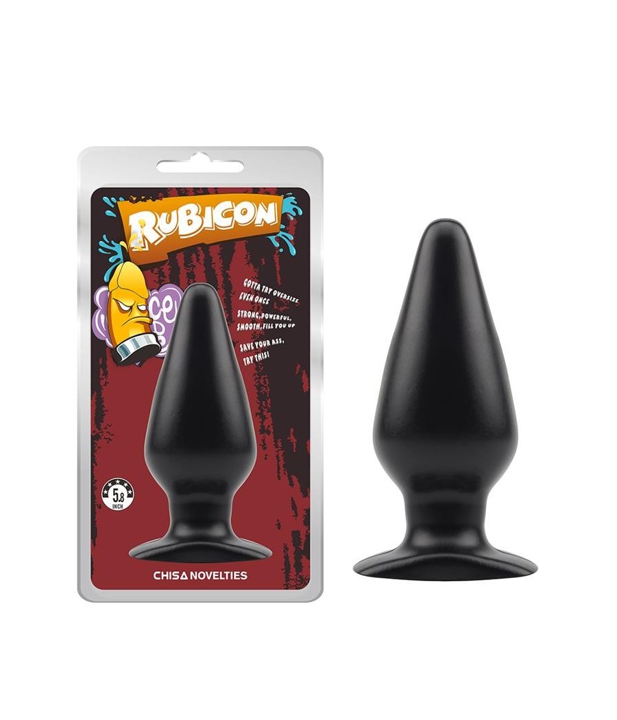 TengoQueProbarlo Plug Anal Rubicon 15 x 5.7 cm Negro CHISA  Plugs Eróticos