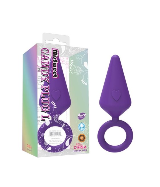 TengoQueProbarlo Plug Anal Candy Plug L Silicona Purpura CHISA  Plugs Eróticos