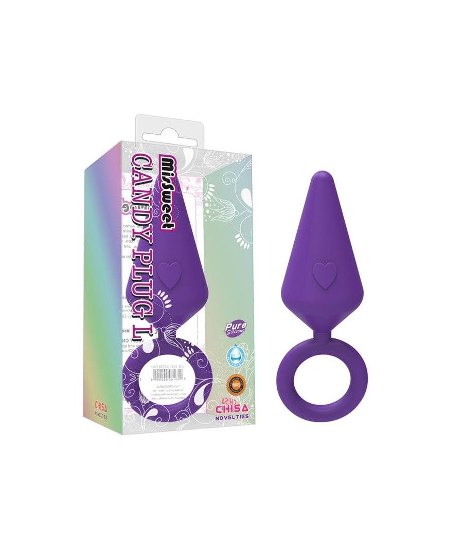 TengoQueProbarlo Plug Anal Candy Plug L Silicona Purpura CHISA  Plugs Eróticos