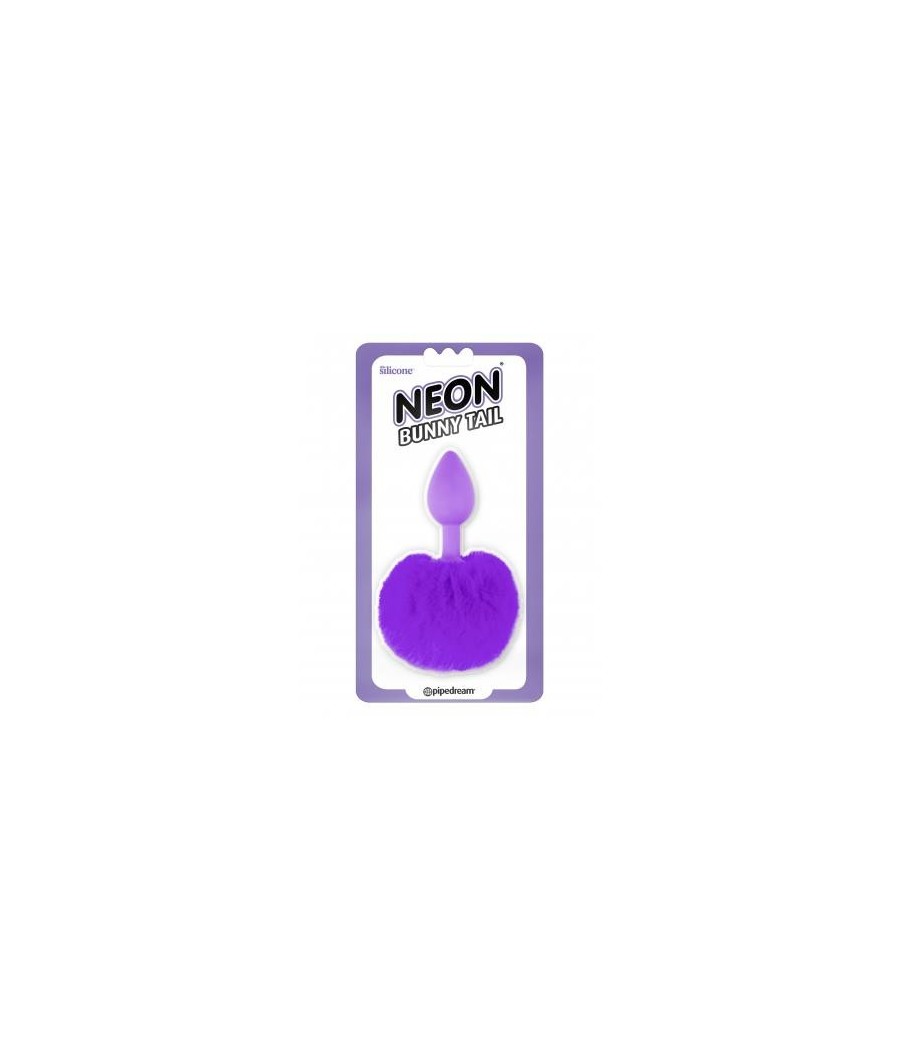 TengoQueProbarlo Neon Plug Anal con Cola P?rpura NEON  Plugs Eróticos