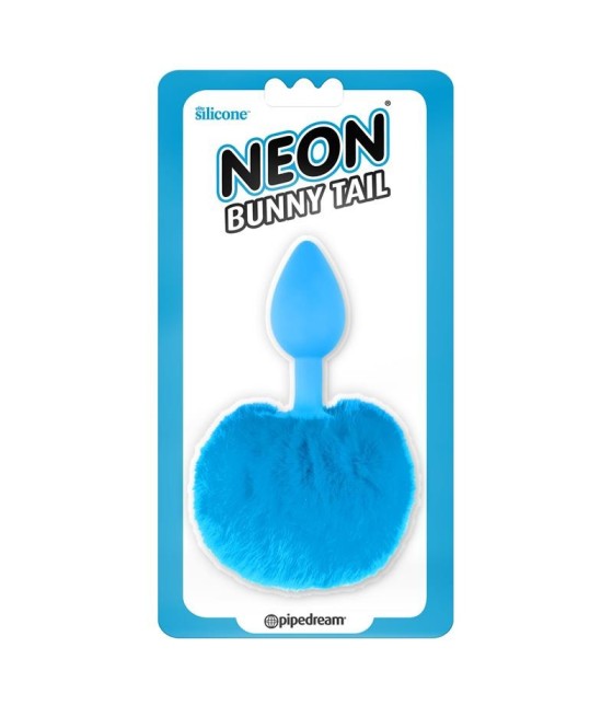TengoQueProbarlo Neon Plug Anal con Cola Azul NEON  Plugs Eróticos