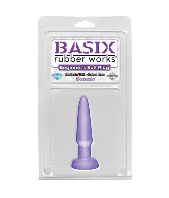 TengoQueProbarlo Basix Rubber Works Butt Plug Principiantes - Color P?rpura BASIX RUBBER WORKS  Plugs Eróticos