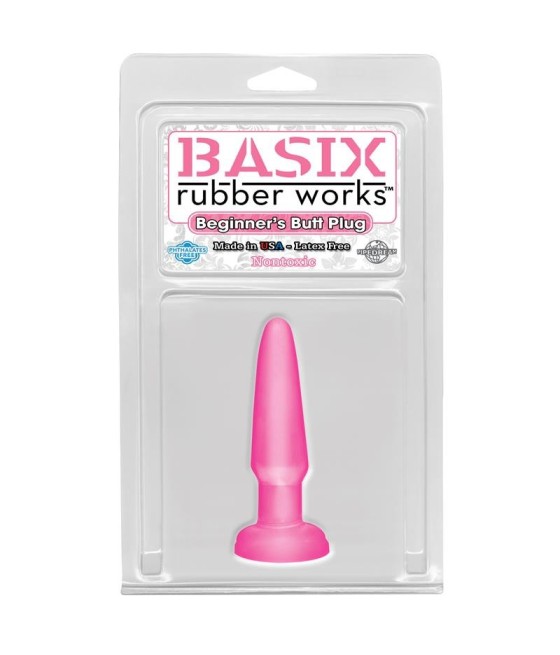 TengoQueProbarlo Basix Rubber Works Butt Plug Principiantes - Color Rosa BASIX RUBBER WORKS  Plugs Eróticos