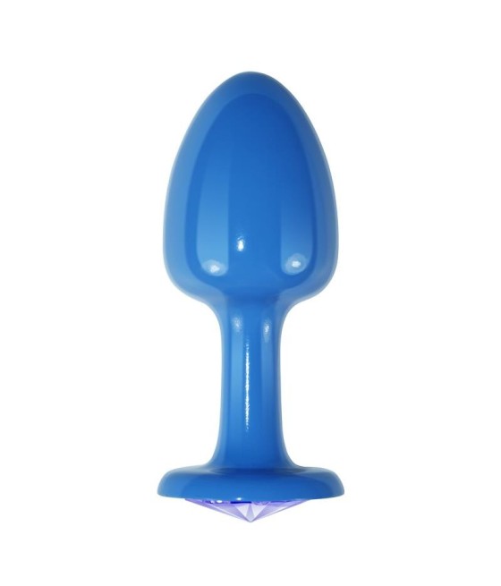 TengoQueProbarlo Plug Anal de Metal Azul Rosebud con Joya Azul LOVETOY  Plugs Eróticos