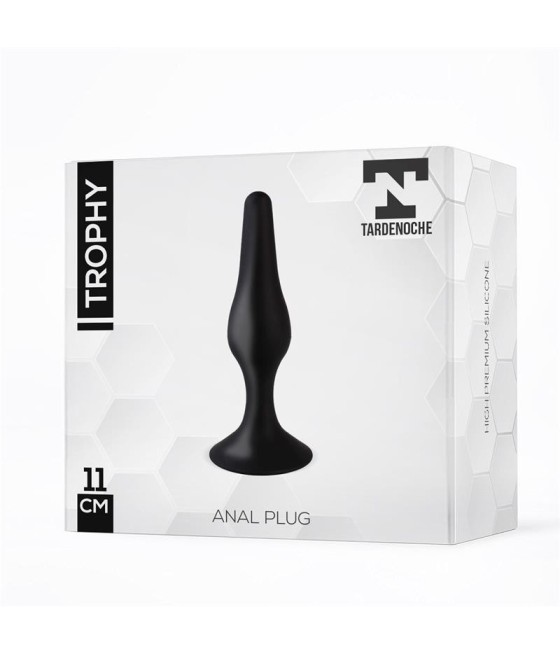 TengoQueProbarlo Trophy Plug Anal 11 cm Silicona Negro TARDENOCHE  Plugs Eróticos