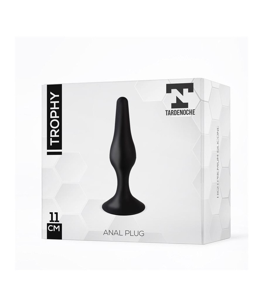 TengoQueProbarlo Trophy Plug Anal 11 cm Silicona Negro TARDENOCHE  Plugs Eróticos