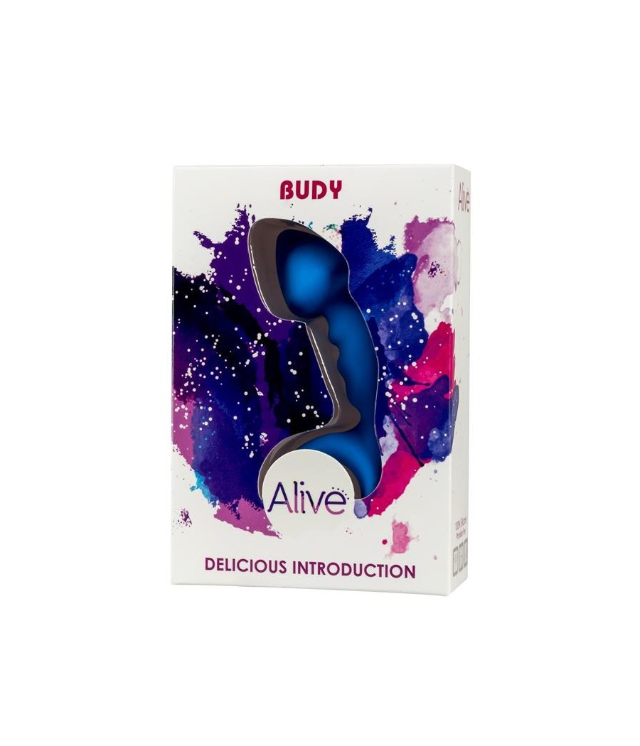 TengoQueProbarlo Plug Anal Budy Azul Silicona 13 cm ALIVE  Plugs Eróticos