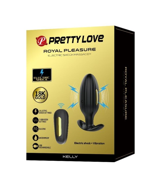 TengoQueProbarlo Royal Pleasure Plug Anal con Electro Estimulaci?n USB PRETTYLOVE  Electroestimulación Sexual