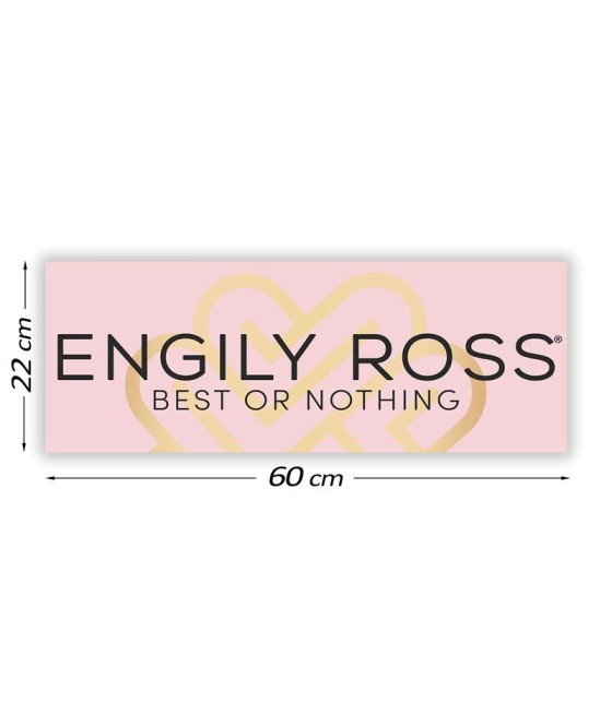 TengoQueProbarlo Cartel Promocional Engily Ross 60 cm x 22 cm ENGILY ROSS  Outlet de Otros Productos