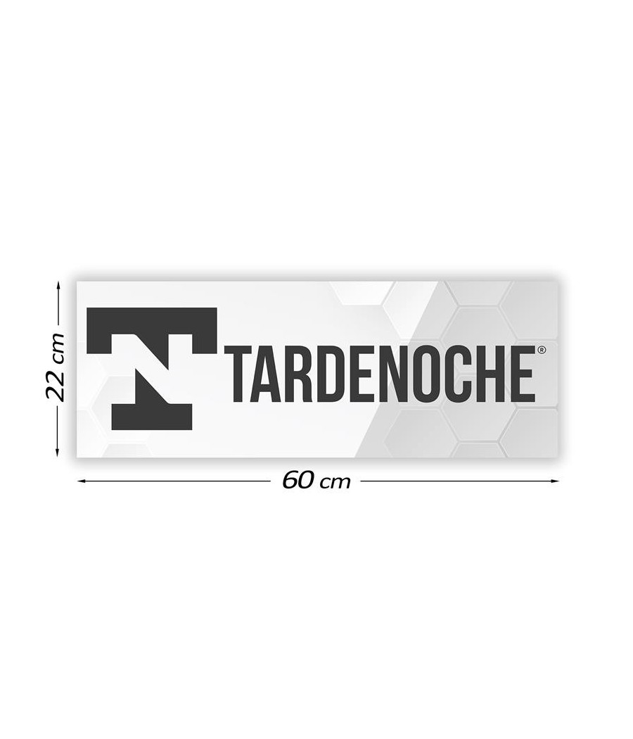 TengoQueProbarlo Cartel Promocional Tardenoche 60 cm x 22 cm TARDENOCHE  Outlet de Otros Productos