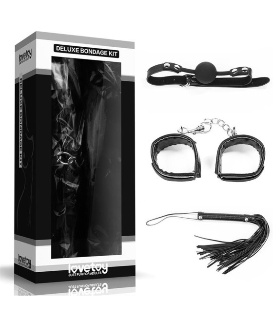 TengoQueProbarlo Kit Bondage Deluxe Negro LOVETOY  Kits BDSM