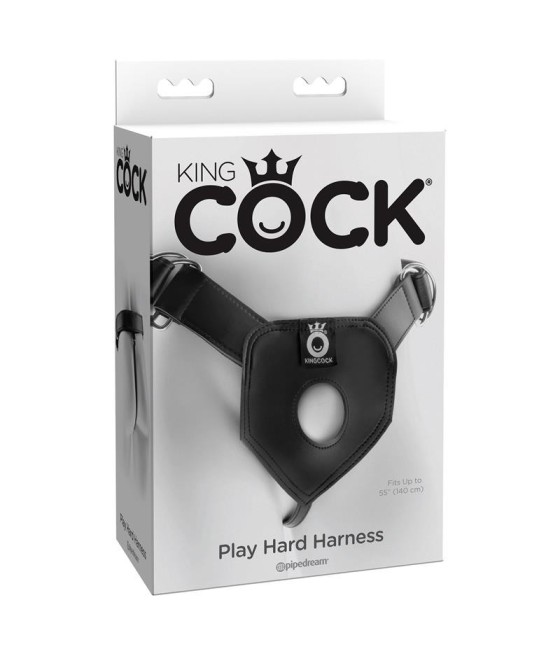 TengoQueProbarlo King Cock  Play Hard Arn?s Negro KING COCK  Arnés BDSM