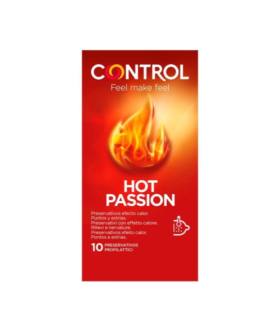 TengoQueProbarlo Preservativos Hot Passion 10 Uds CONTROL  Anticonceptivos y Preservativos Especiales
