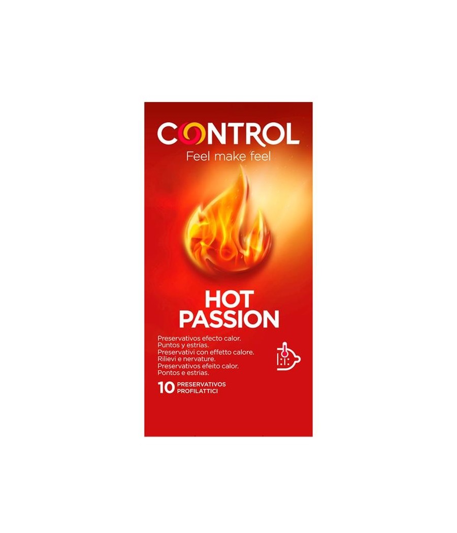 TengoQueProbarlo Preservativos Hot Passion 10 Uds CONTROL  Anticonceptivos y Preservativos Especiales