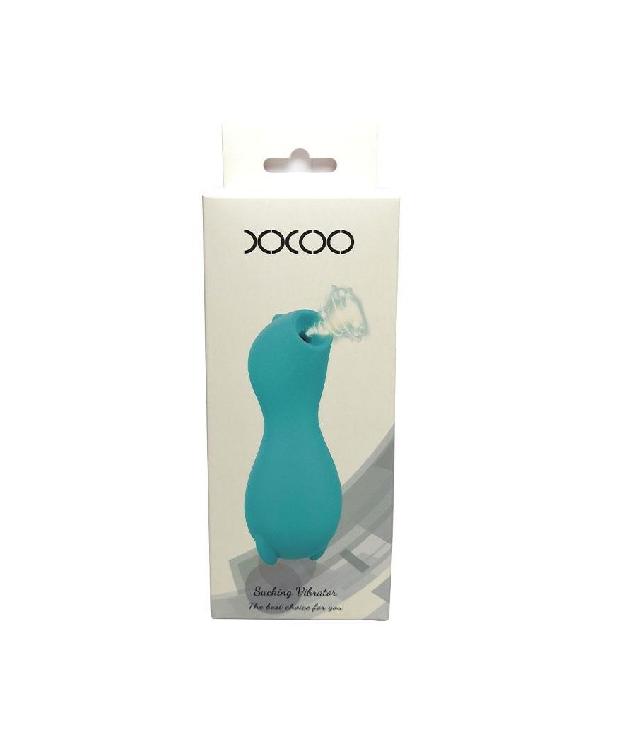 TengoQueProbarlo Rex Succionador de Clítoris USB Silicona Azul XOXO  Estimulador de Clítoris y Succionador