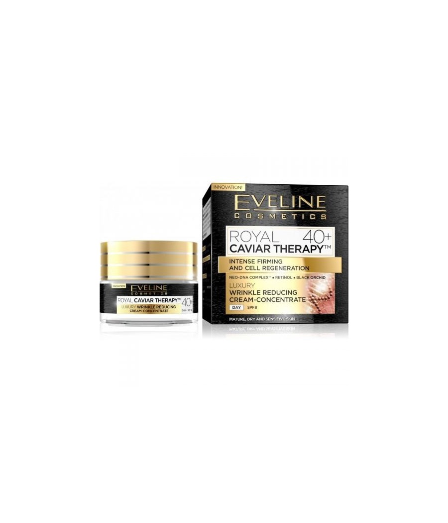 TengoQueProbarlo Eveline Royal Caviar Therapy 40+ Luxury Intensely Regenerating Cream-Concentrate 50ml EVELINE  Anti-edad
