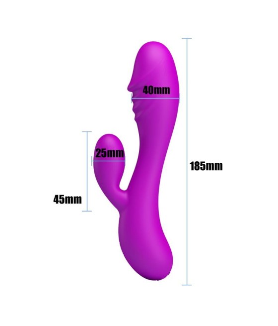 TengoQueProbarlo Vibrador High Grade Spencer color Púrpura PRETTYLOVE  Juguetes Eróticos Acuáticos