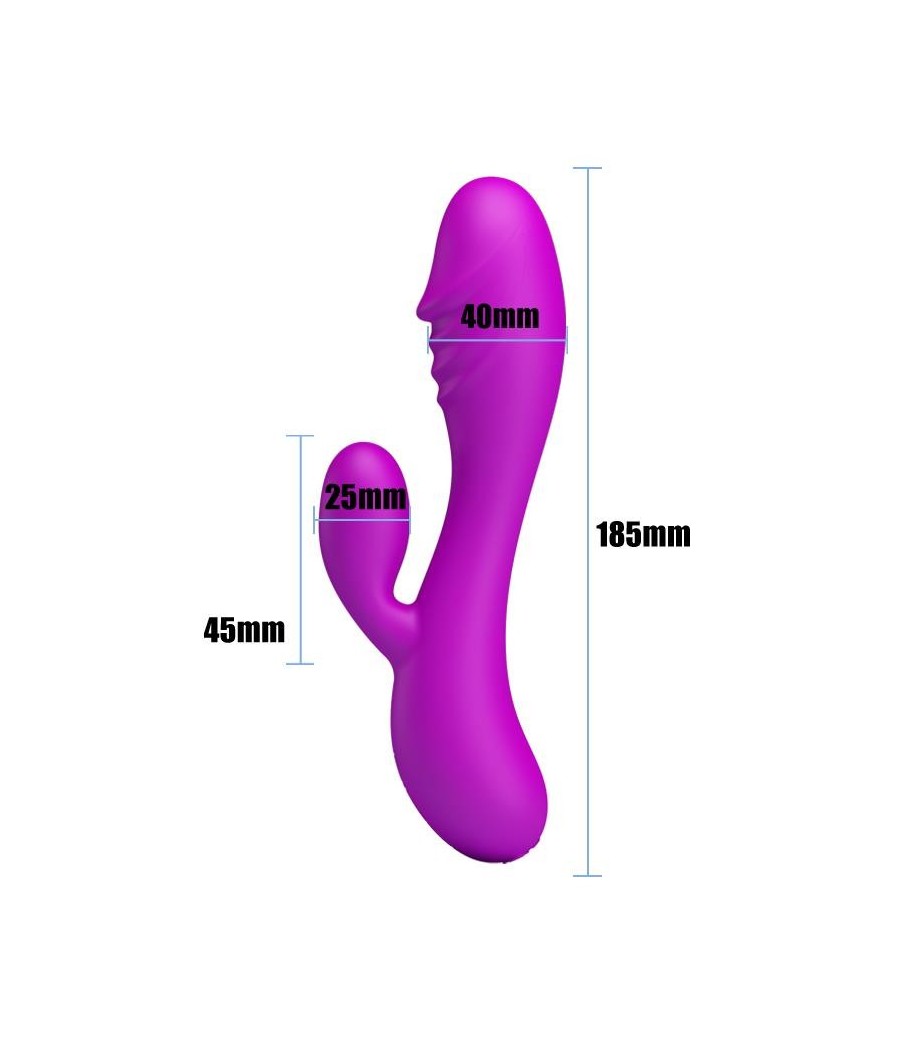 TengoQueProbarlo Vibrador High Grade Spencer color Púrpura PRETTYLOVE  Juguetes Eróticos Acuáticos