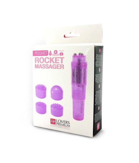 TengoQueProbarlo Loverspremium - Masajeador Pocket Rocket Color Púrpura LOVERSPREMIUM  Juguetes Eróticos Acuáticos