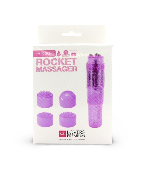 TengoQueProbarlo Loverspremium - Masajeador Pocket Rocket Color Púrpura LOVERSPREMIUM  Juguetes Eróticos Acuáticos