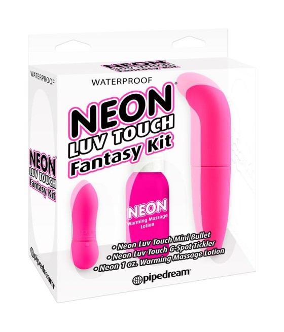TengoQueProbarlo Neon Kit Fantasia Luv Touch Rosa NEON  Juguetes Eróticos Acuáticos