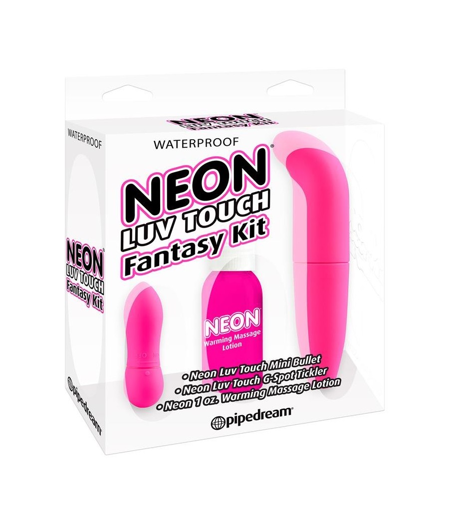 TengoQueProbarlo Neon Kit Fantasia Luv Touch Rosa NEON  Juguetes Eróticos Acuáticos