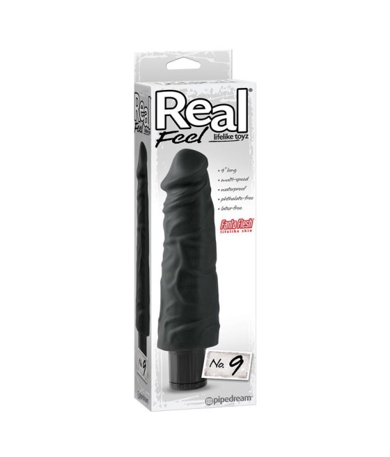 TengoQueProbarlo Real Feel Lifelike Toyz Vibrador No. 9 Negro REAL FEEL  Juguetes Eróticos Acuáticos