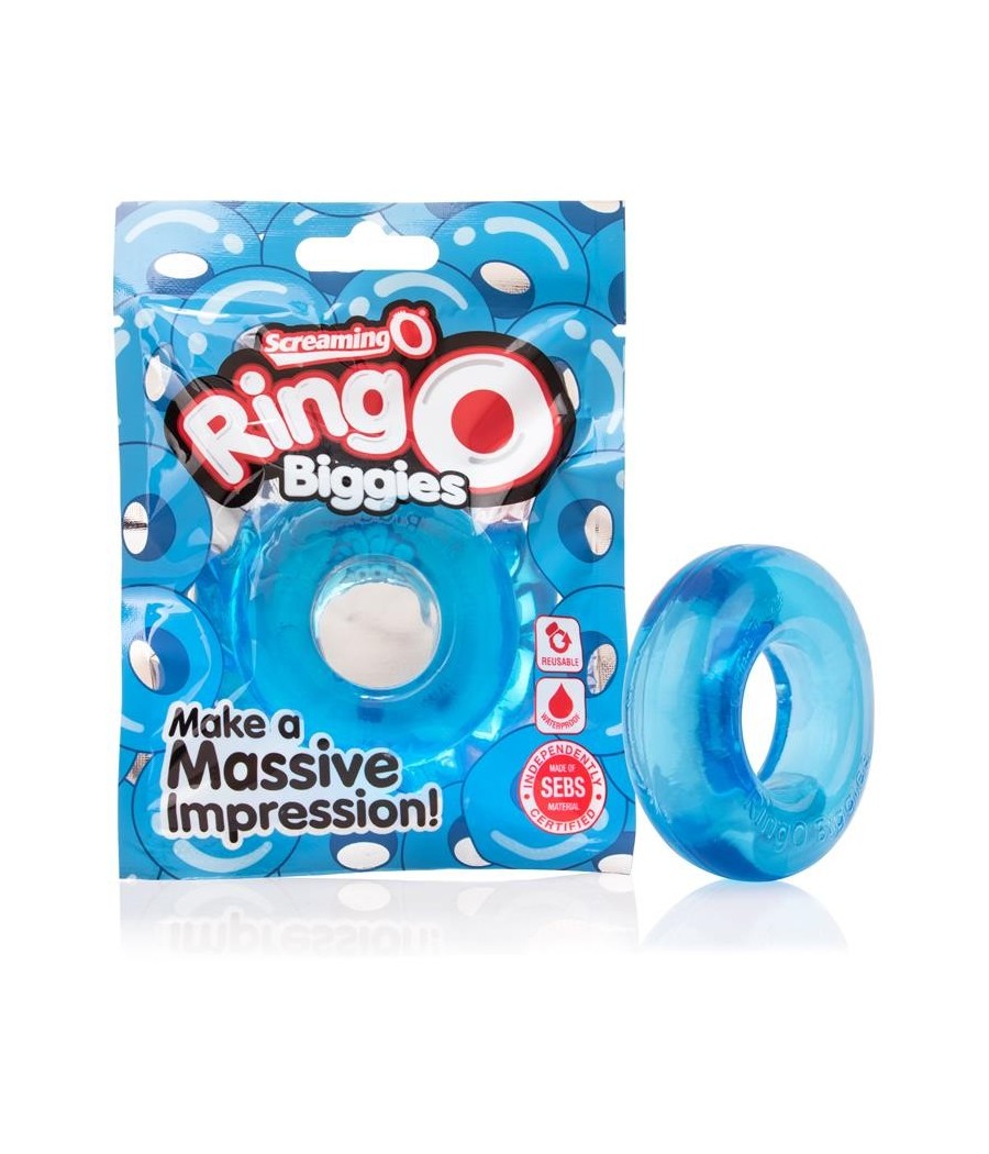 TengoQueProbarlo Ringo Biggies - Color Azul SCREAMINGO  Anillos Pene