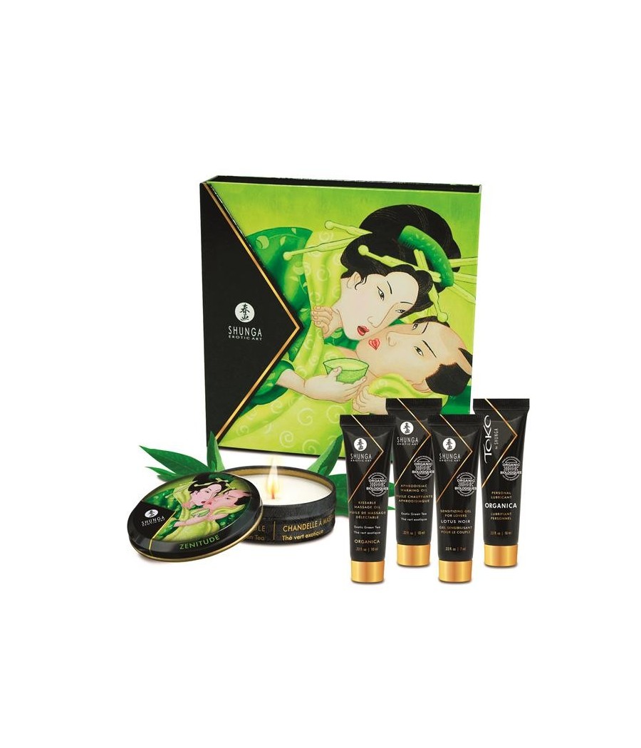 TengoQueProbarlo Shunga Kit Secretos de una Geisha T? Verde SHUNGA  Aceite de Masajes