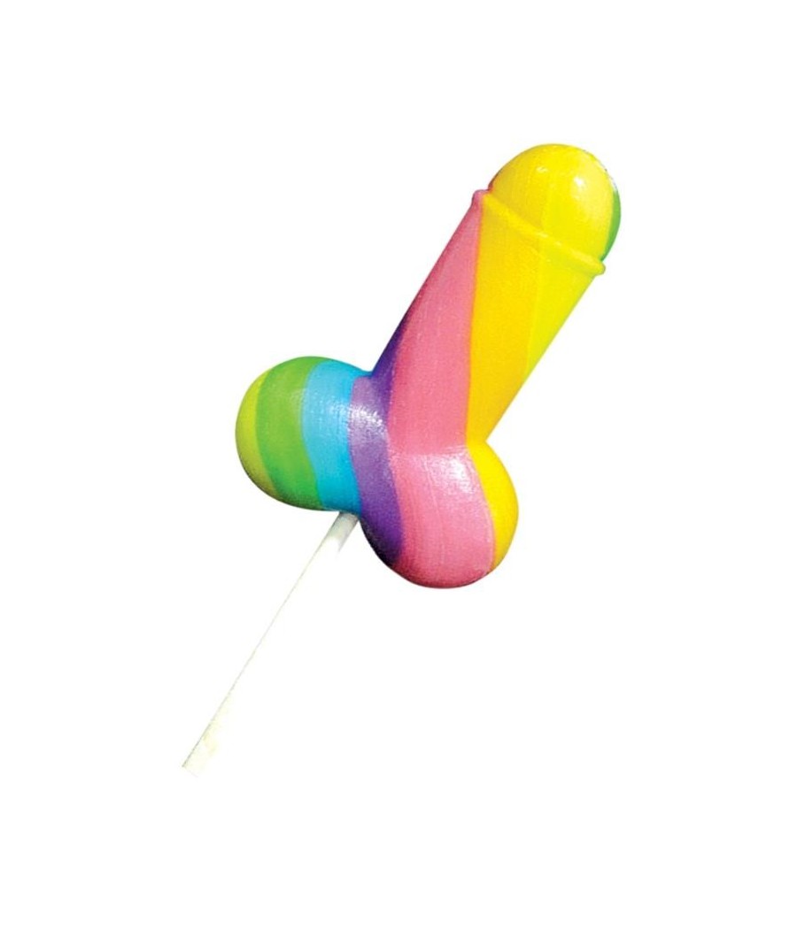 TengoQueProbarlo Piruleta Forma de Pene Multicolor SPENCER & FLEETWOOD  Golosinas Eróticas Divertidas