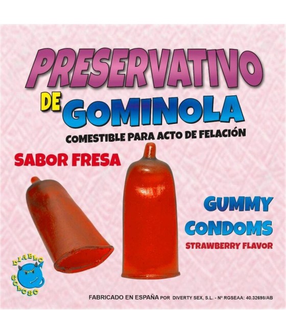 Preservativo de Gominola Sabor Fresa