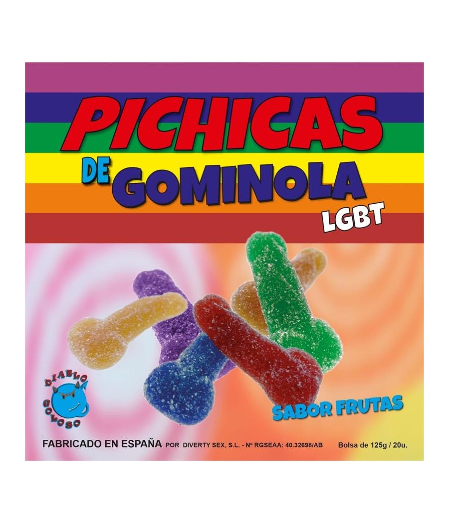 TengoQueProbarlo Caja Gominolas Pito Sabor Frutas LGBTQ+ DULCISWEET  Golosinas Eróticas Divertidas