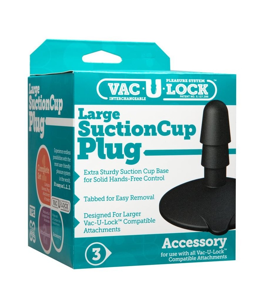 TengoQueProbarlo Plug con Ventosa Grande VAC-U-LOCK  Plugs Eróticos