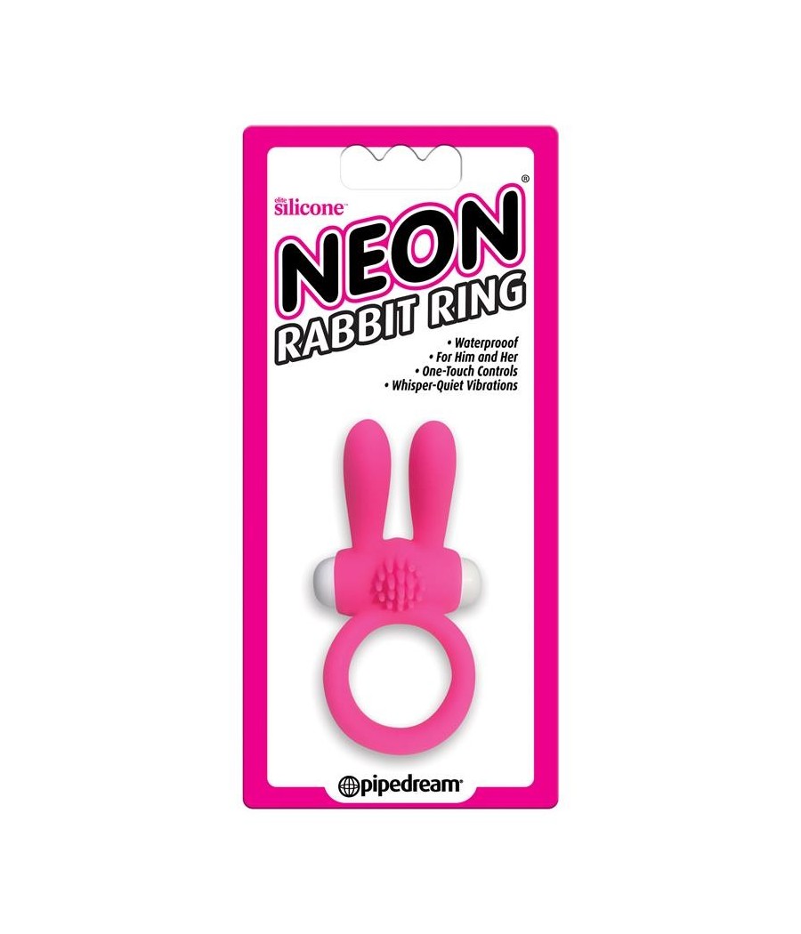 TengoQueProbarlo Neon Anillo Rabbit Color Rosa NEON  Anillos Pene