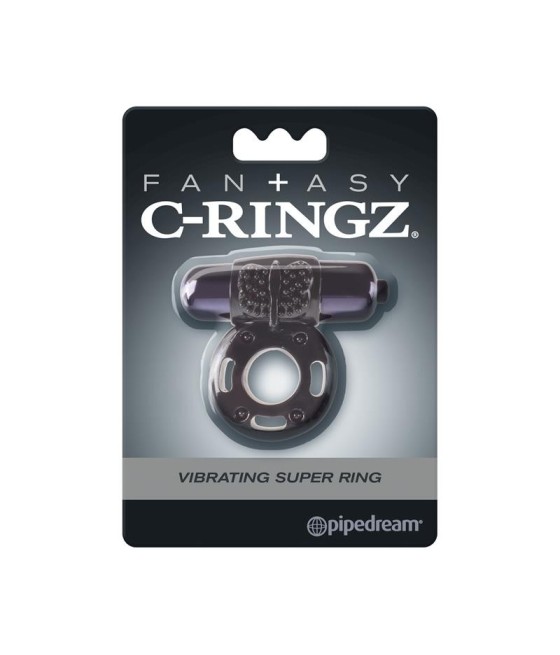TengoQueProbarlo Fantasy C-Ringz Anillo Vibrador en Negro FANTASY C-RINGZ  Anillos Pene