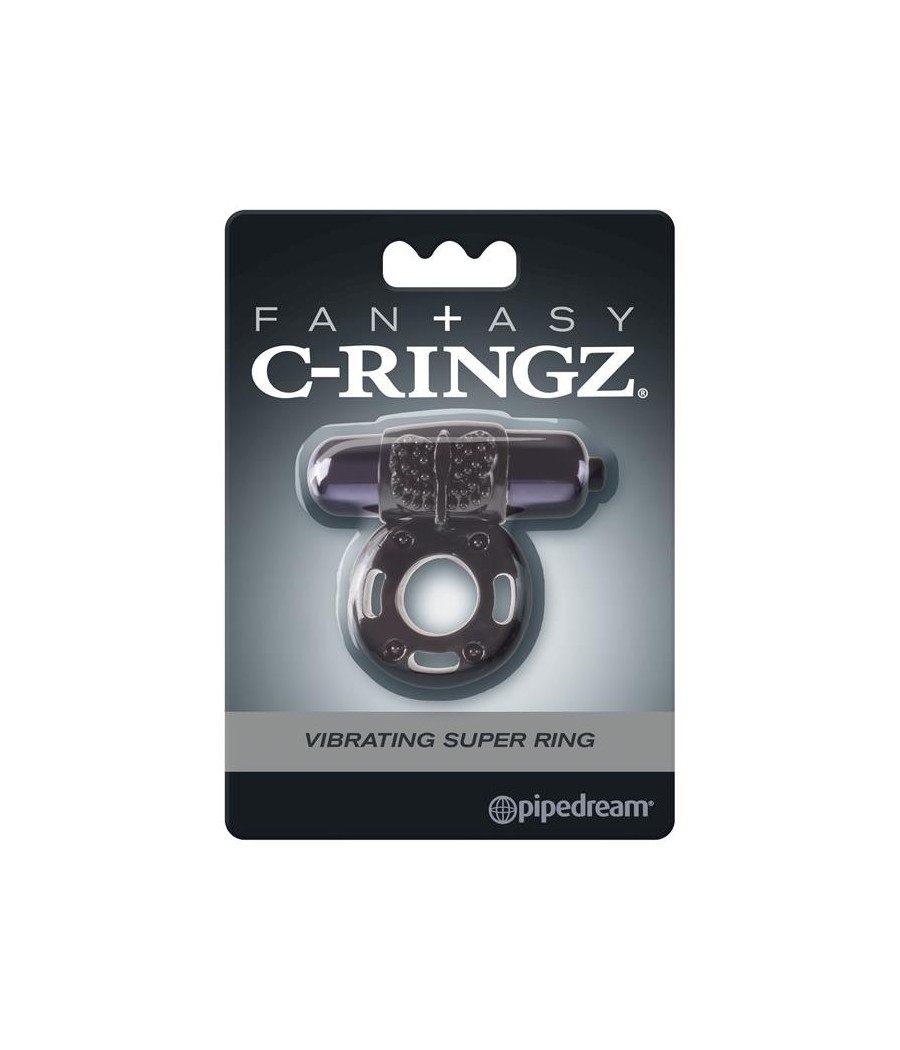TengoQueProbarlo Fantasy C-Ringz Anillo Vibrador en Negro FANTASY C-RINGZ  Anillos Pene