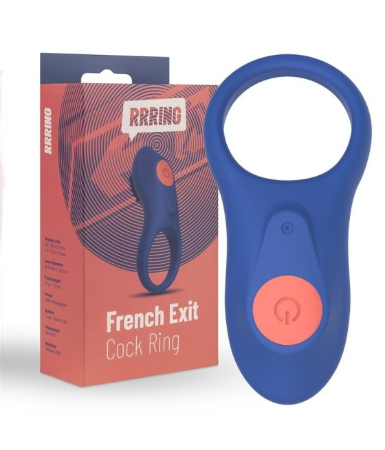 TengoQueProbarlo Rring French Exit Anillo para el Pene con Vibraci?n USB Silicona FEELZTOYS  Anillos Pene
