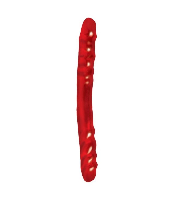 Dildo Doble Color Rojo 33,7 cm