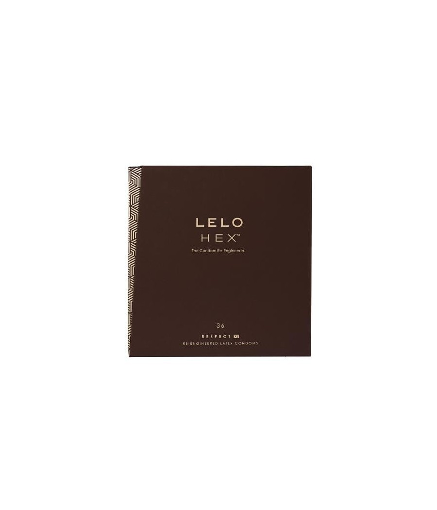 TengoQueProbarlo HEX RESPECT XL Preservativos 36 Pack LELO  Anticonceptivos y Preservativos Talla XXL