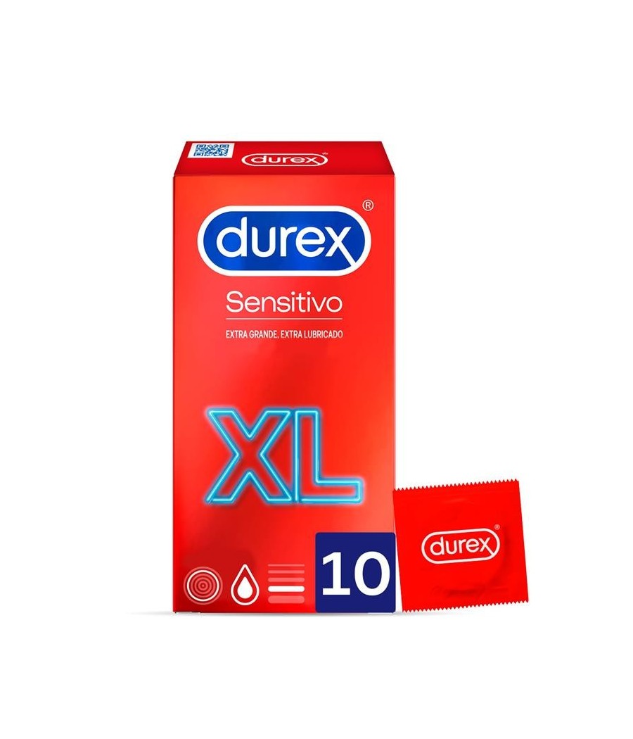 TengoQueProbarlo Preservativos Sentitivo XL 10 Unidades DUREX  Anticonceptivos y Preservativos Talla XXL